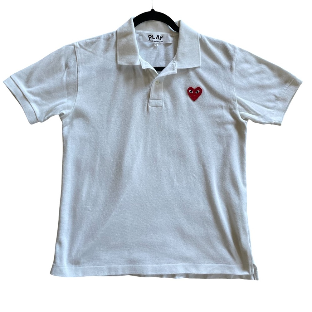 “Play Polo Men’s Slim Fit Shirt, Size M White